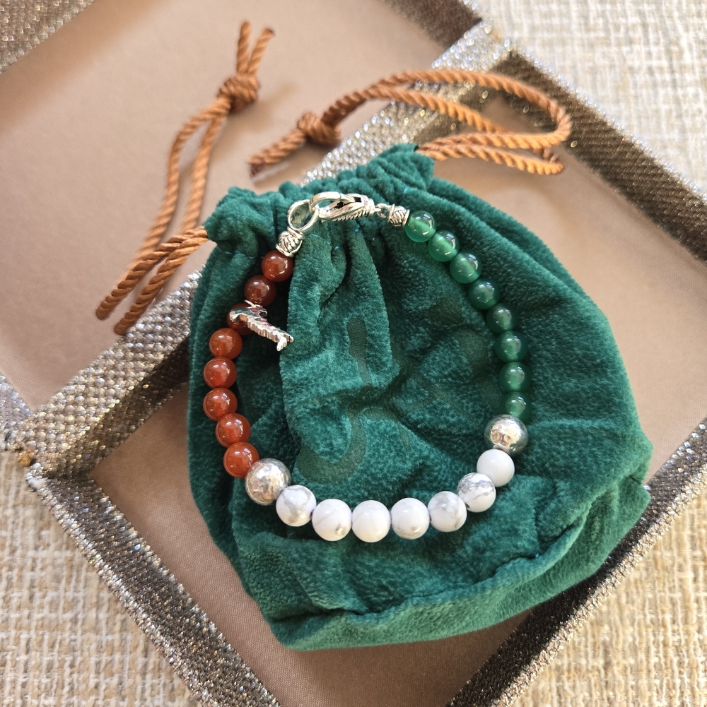 Jai John Hardy Sterling Gemstone Italy Bracelet